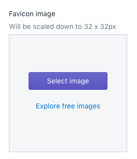 seleziona immagine installa favicon in shopify